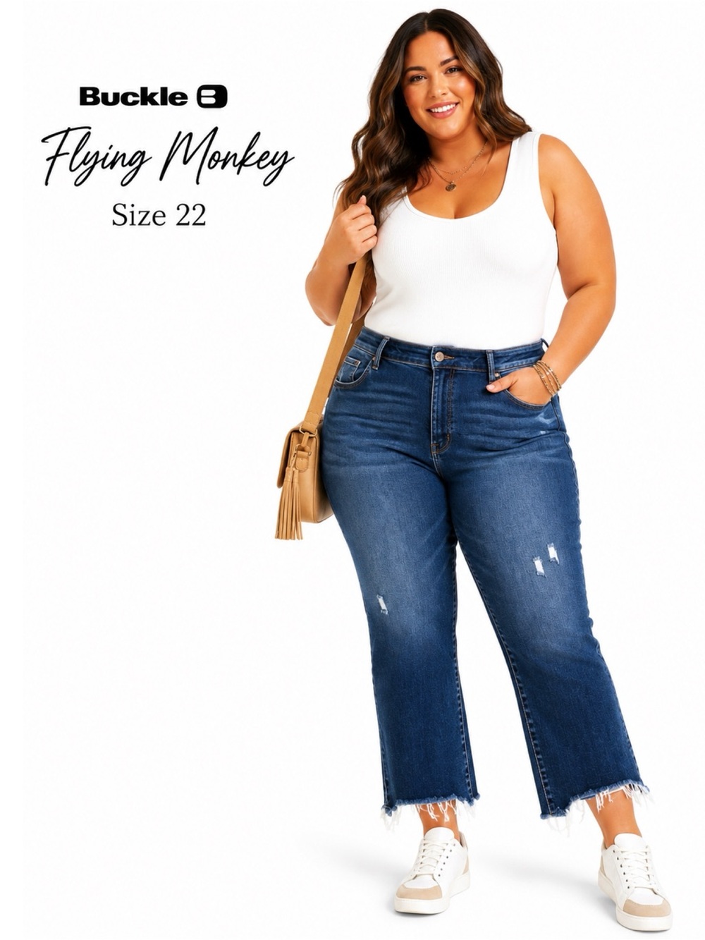 BUCKLE Flying Monkey Crop Flare Jeans